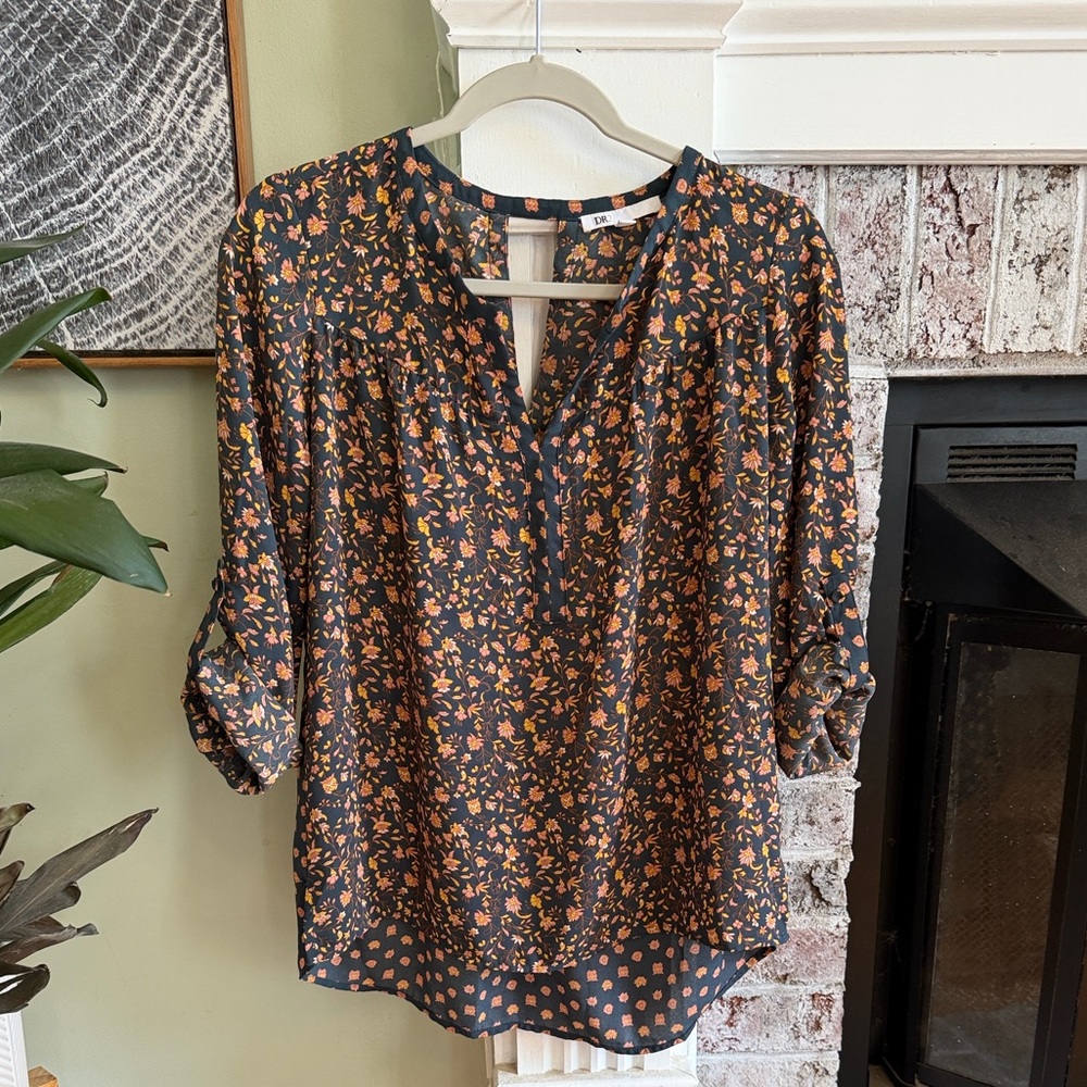 DR2 Floral boho Print Women's Top